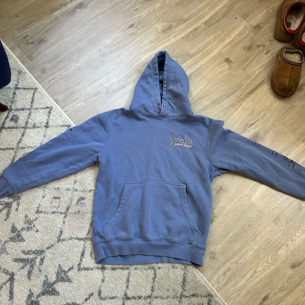 Blue Hoodie Sweater